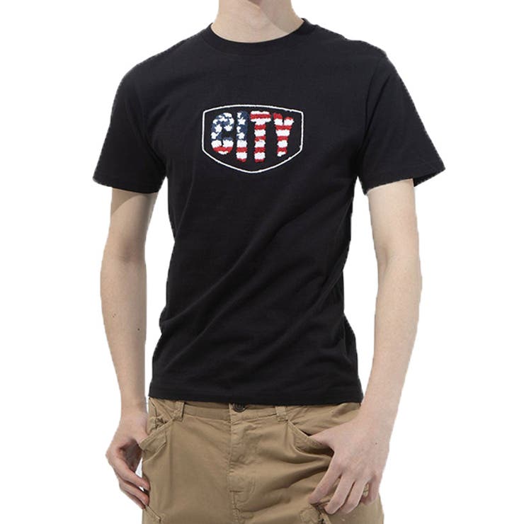 ブラック | Tシャツ カットソー 半袖 | Style Block MEN