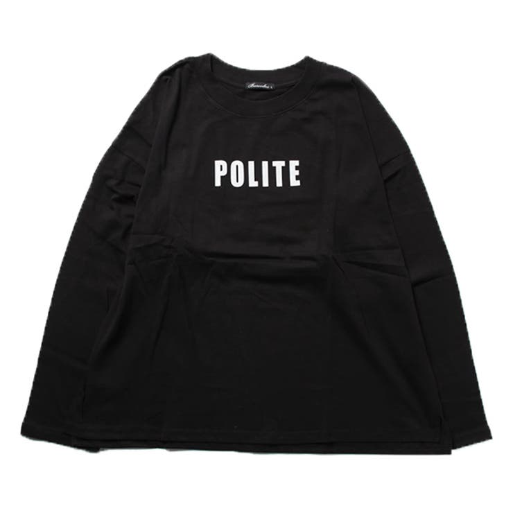 POLITEブラック | Tシャツ カットソー ロンT | Style Block MEN