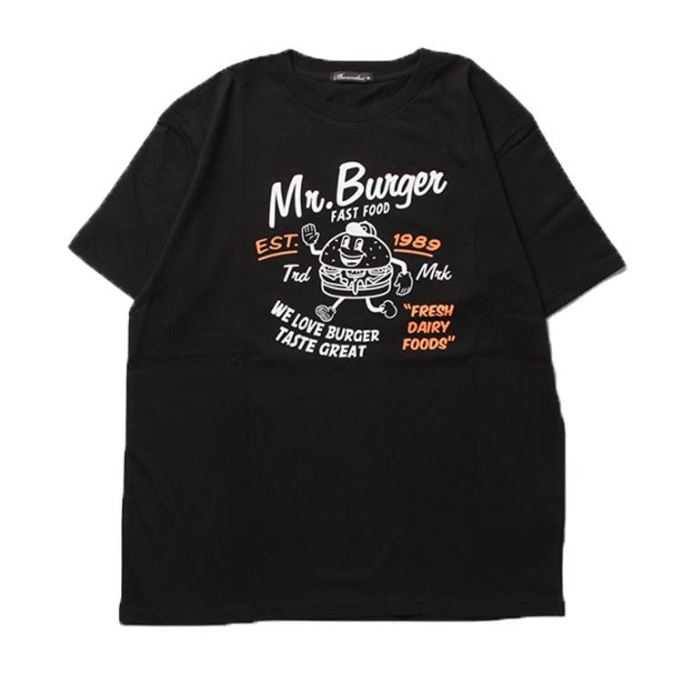 ブラック | Tシャツ カットソー 半袖 | Style Block MEN