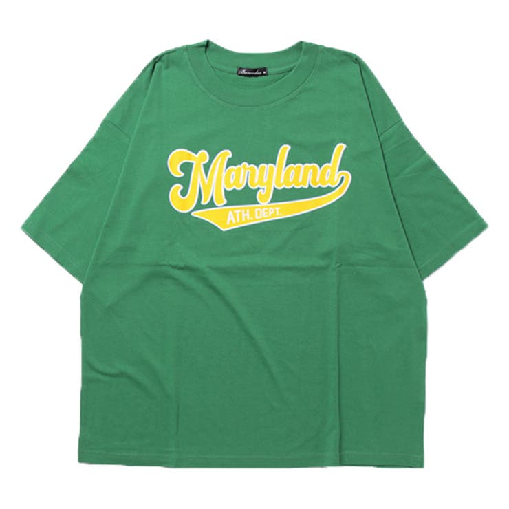 グリーン | Tシャツ カットソー ビッグ | Style Block MEN