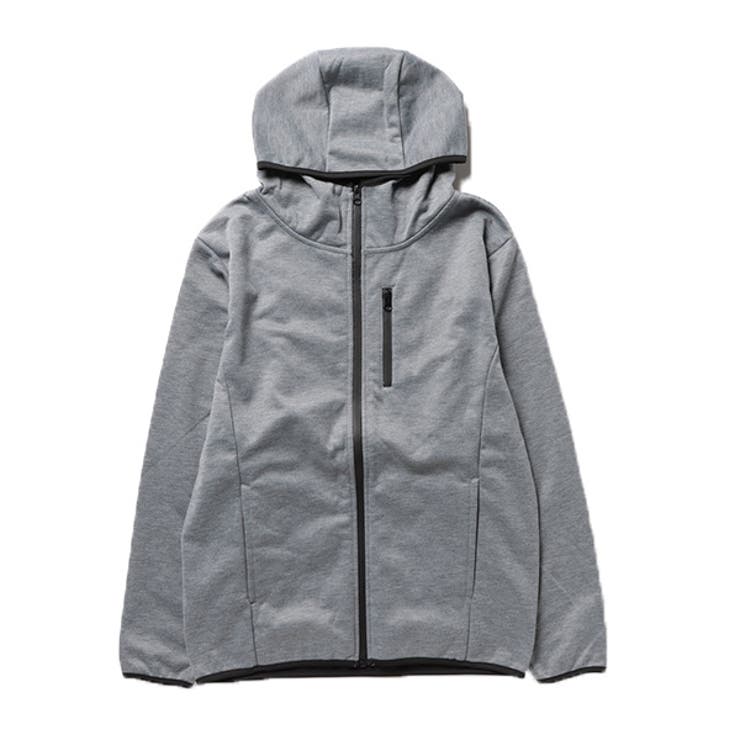 杢グレー | パーカー ジップアップ スウェット | Style Block MEN