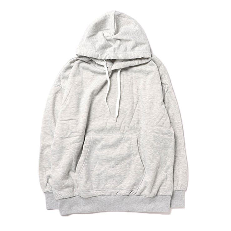 杢グレー | パーカー プルパーカー 無地 | Style Block MEN