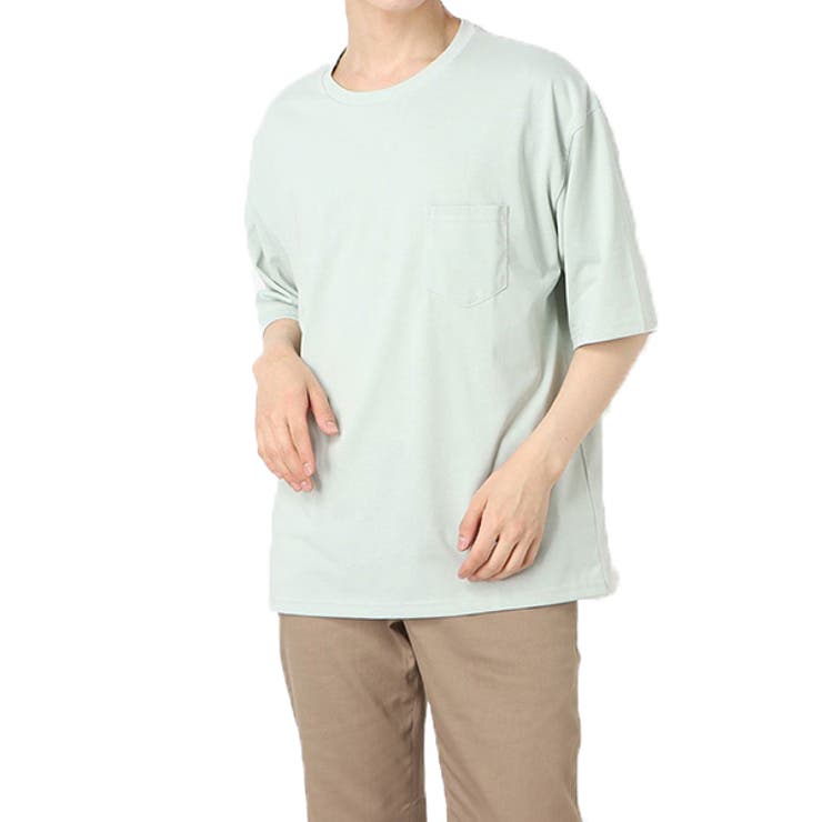 グリーン | Tシャツ カットソー ビッグ | Style Block MEN