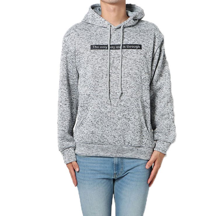 Theonlyway杢グレー | パーカー プルパーカー ニットフリース | Style Block MEN