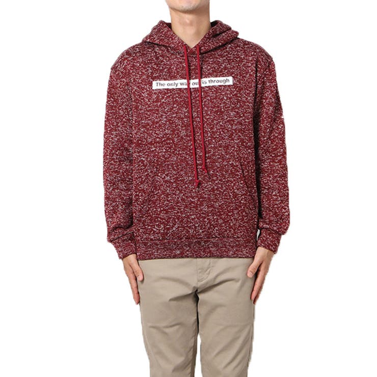 Theonlyway杢ワイン | パーカー プルパーカー ニットフリース | Style Block MEN