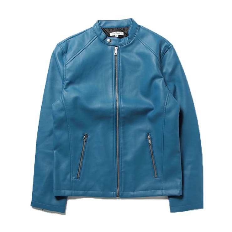 ブルー | ライダースジャケット レザージャケット 革ジャン | Style Block MEN