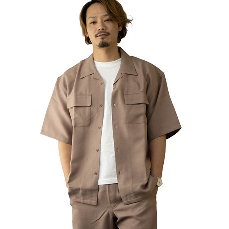 ピンク | シャツ 半袖 5分袖 | Style Block MEN