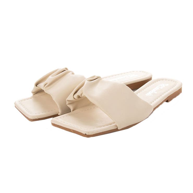 ベージュ | サンダル フラットサンダル ローヒール | STYLEBLOCK