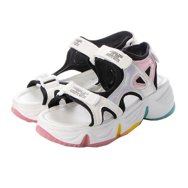 ブラック | スポーツサンダル ベルトサンダル 厚底 | STYLEBLOCK