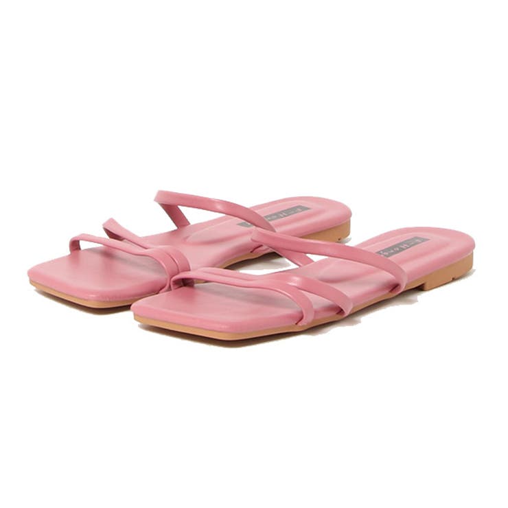 ピンク | フラットサンダル ストラップサンダル ローヒール | STYLEBLOCK