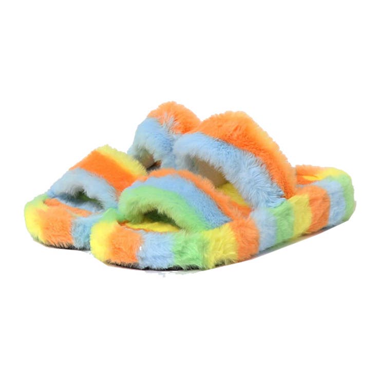 イエロー | ファーサンダル スリッパサンダル 厚底 | STYLEBLOCK