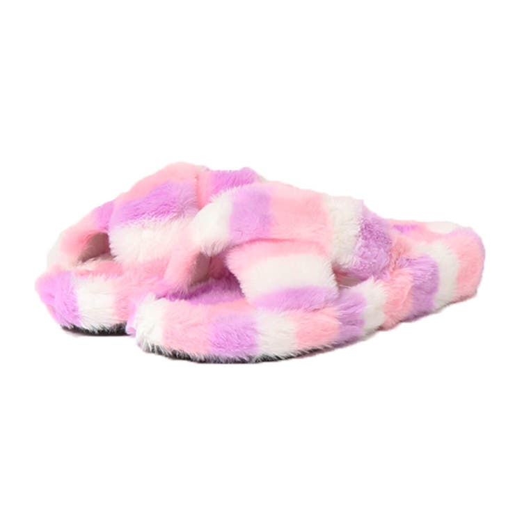 ピンク | ファーサンダル スリッパサンダル 厚底 | STYLEBLOCK