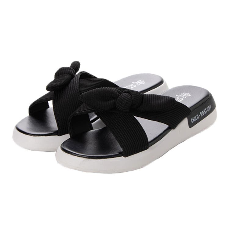 ブラック | サンダル ウェッジソールサンダル 厚底 | STYLEBLOCK