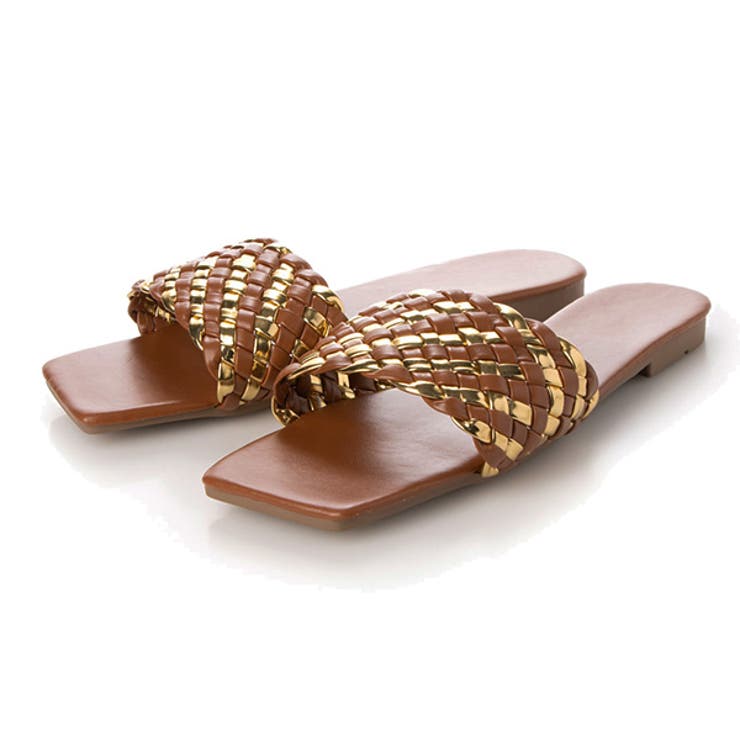 ブラウン | サンダル フラットサンダル ぺたんこ | STYLEBLOCK