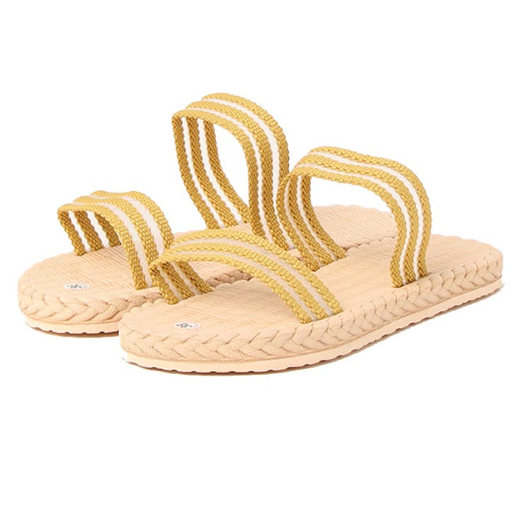 イエロー | サンダル フラットサンダル ダブルベルト | STYLEBLOCK