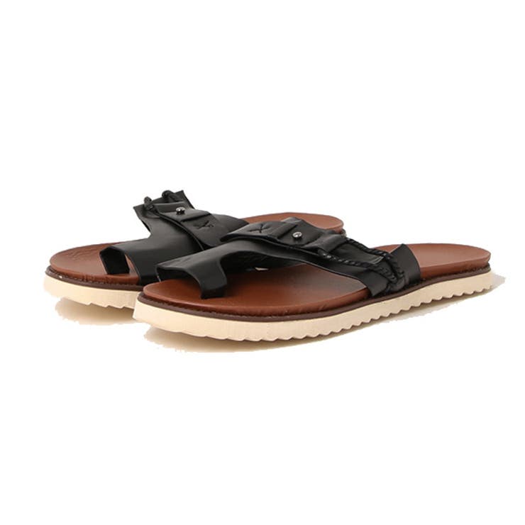 ブラック | トングサンダル フラットサンダル ぺたんこ | STYLEBLOCK
