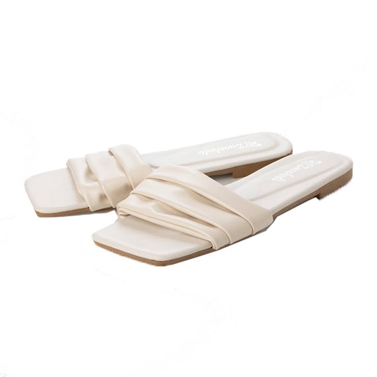 ベージュ | サンダル フラット ぺたんこ | STYLEBLOCK