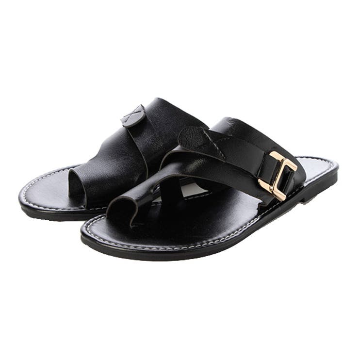 ブラック | サンダル トングサンダル フラット | STYLEBLOCK