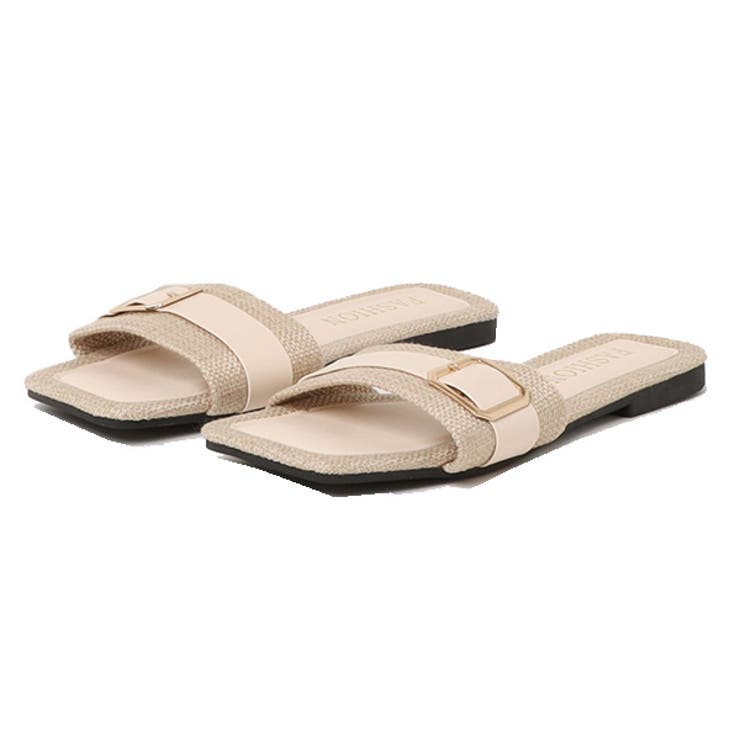 ベージュ | サンダル フラットサンダル ぺたんこ | STYLEBLOCK