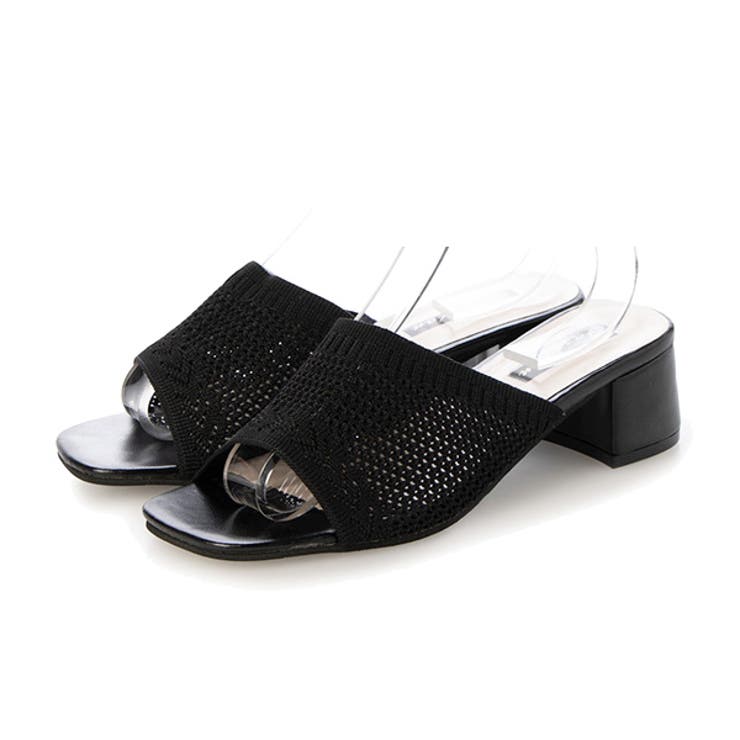 ブラック | サンダル ニット メッシュ | STYLEBLOCK