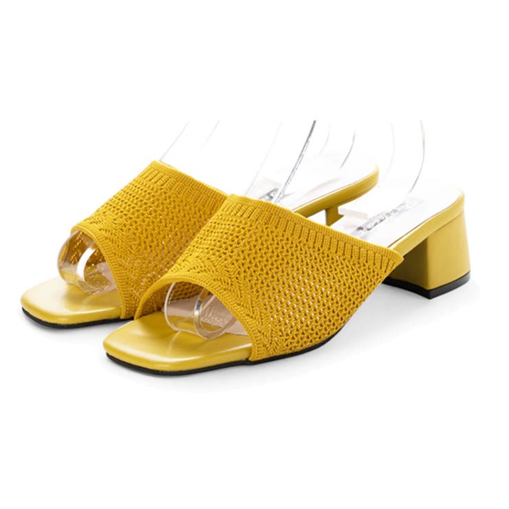 イエロー | サンダル ニット メッシュ | STYLEBLOCK