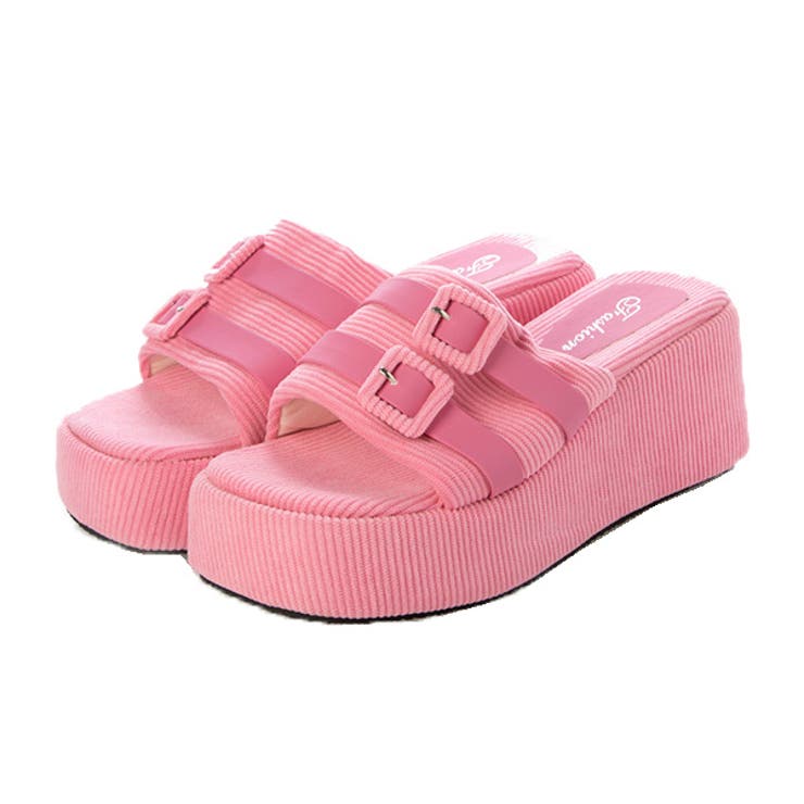 ピンク | ウェッジソールサンダル サンダル ベルト | STYLEBLOCK