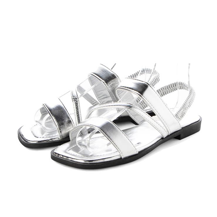 シルバー | サンダル フラットサンダル ぺたんこ | STYLEBLOCK