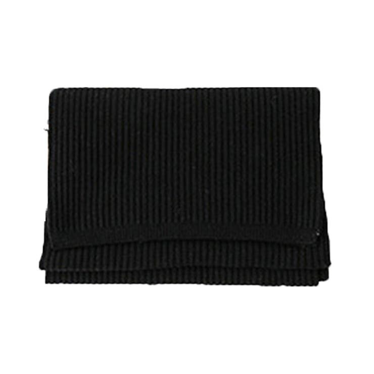 ブラック | マフラー ニット 厚手 | STYLEBLOCK