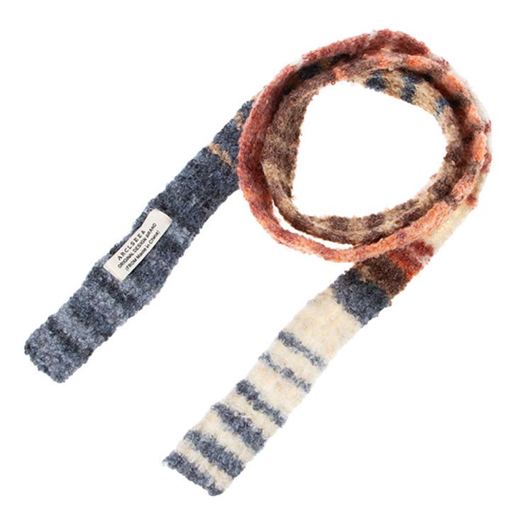 レディシュブラウン | ニットマフラー ストール タイ | STYLEBLOCK