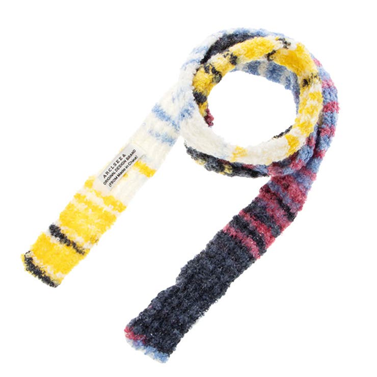 イエロー | ニットマフラー ストール タイ | STYLEBLOCK