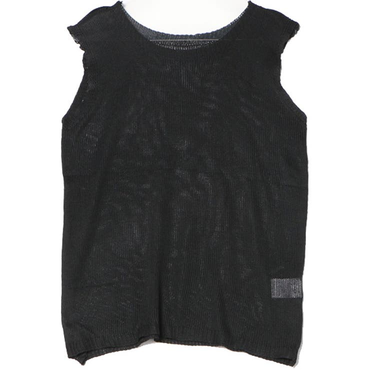 ブラック | ニット セーター ノースリーブ | STYLEBLOCK