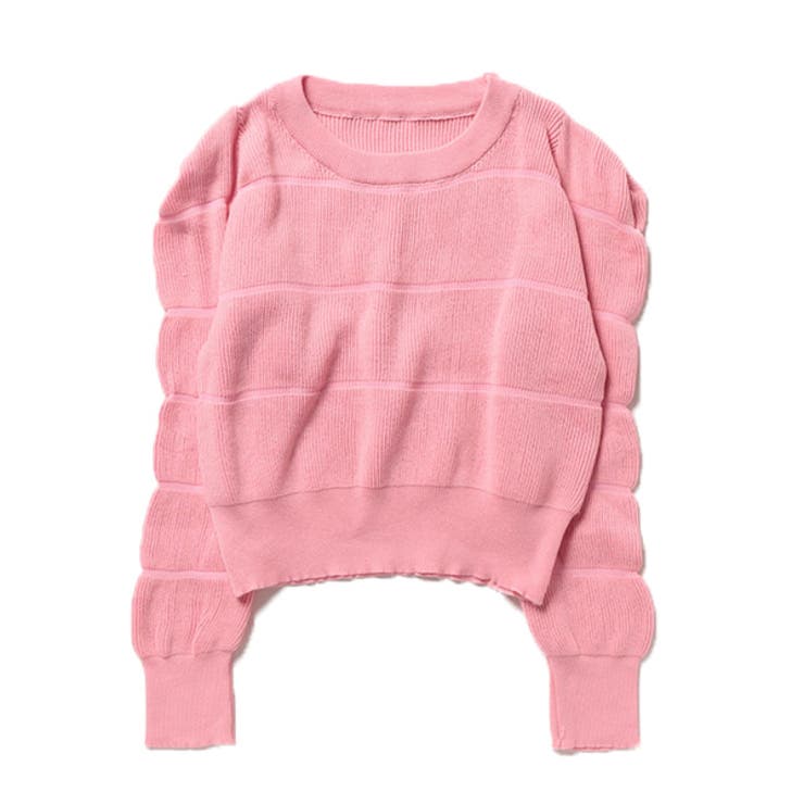 ピンク | ニット セーター クルーネック | STYLEBLOCK