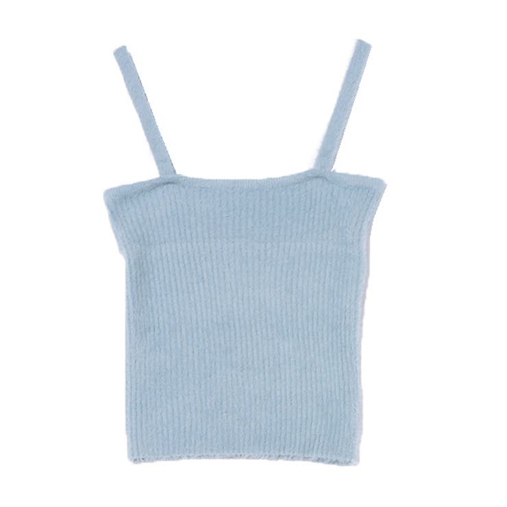 ブルー | キャミソール ニット 無地 | STYLEBLOCK