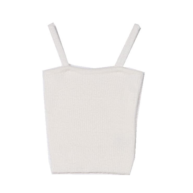 ホワイト | キャミソール ニット 無地 | STYLEBLOCK