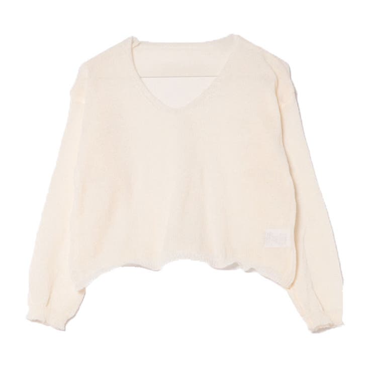 ベージュ | ニット セーター シアー | STYLEBLOCK