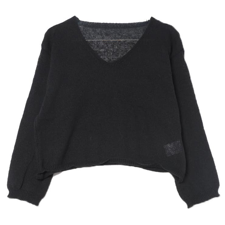 ブラック | ニット セーター シアー | STYLEBLOCK