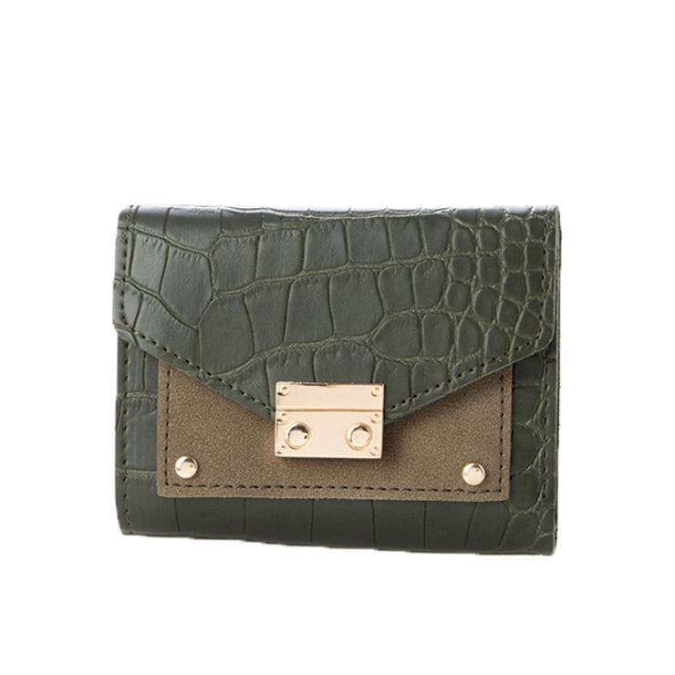 グリーン | 短財布 三つ折り財布 ミニサイズ | STYLEBLOCK