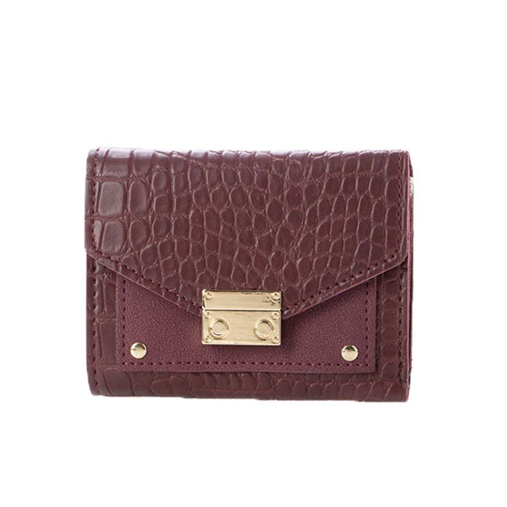 ワインレッド | 短財布 三つ折り財布 ミニサイズ | STYLEBLOCK