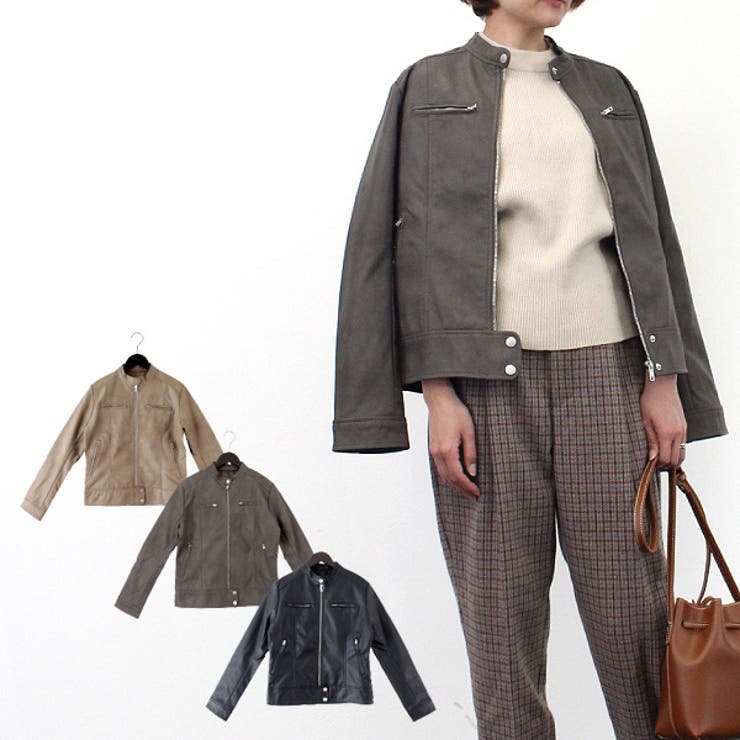 ライダースジャケット シングル Puレザー 品番 Xv Styleblock スタイルブロック のレディース ファッション通販 Shoplist ショップリスト
