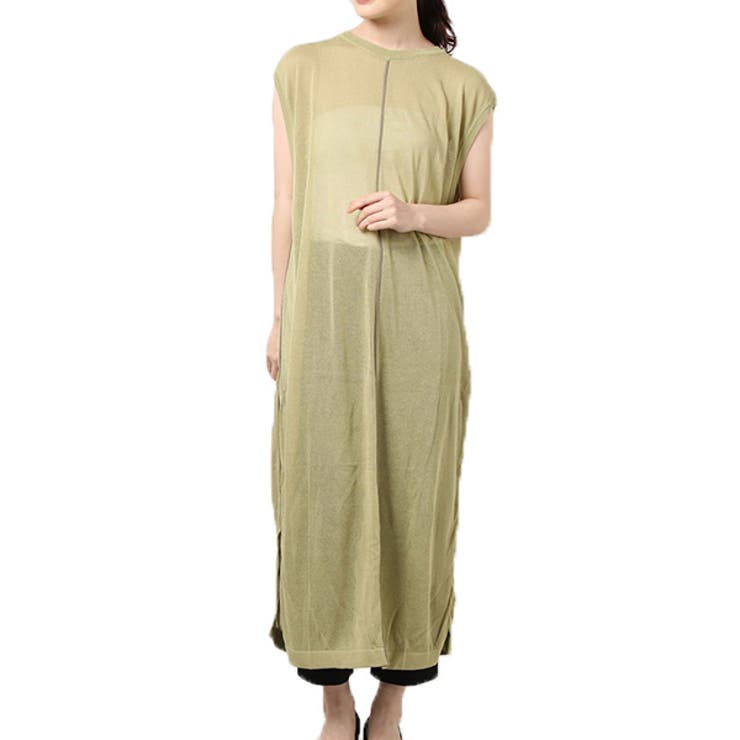 ピスタチオ | ワンピース ニットワンピース シアー | STYLEBLOCK