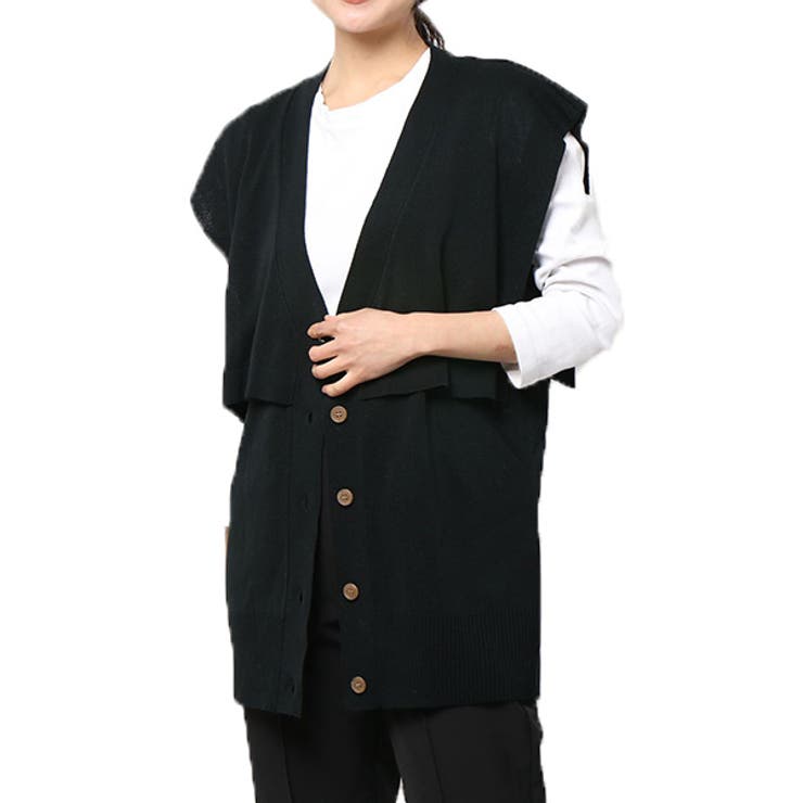 ブラック | ニット ニットベスト セーター | STYLEBLOCK