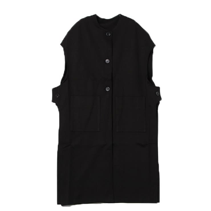 ブラック | ジレ ベスト ロング | STYLEBLOCK