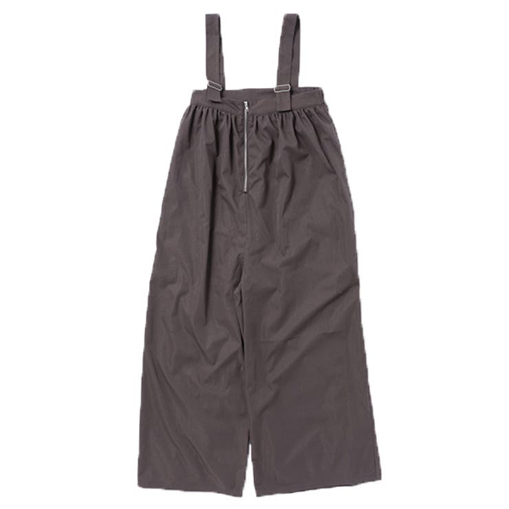 チャコールグレー | サロペットパンツ オーバーオール フロントジップ | STYLEBLOCK