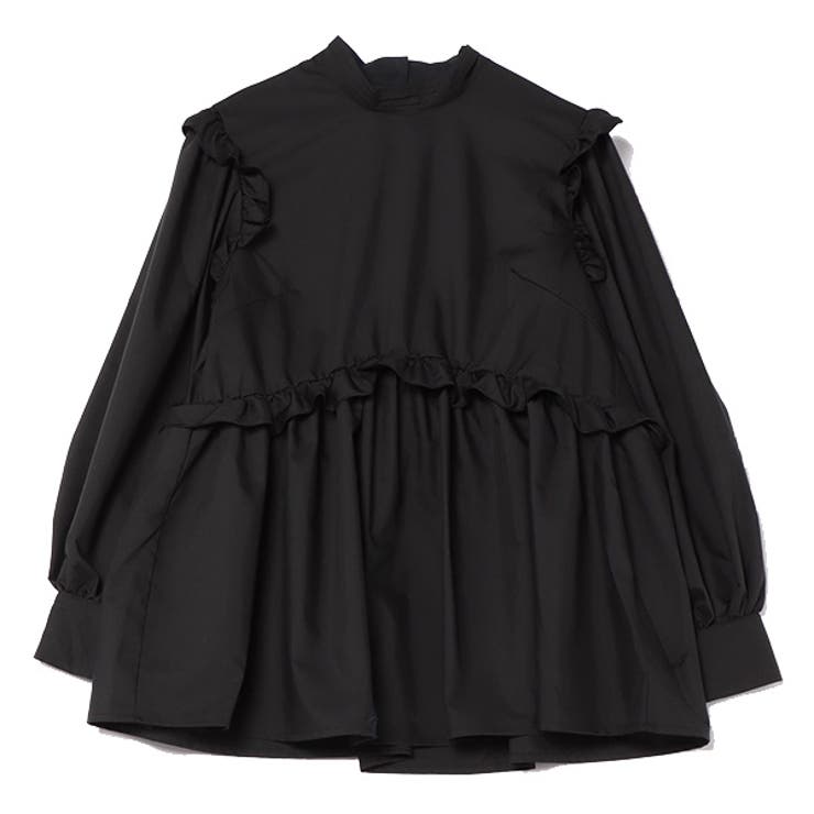 ブラック | シャツ ブラウス フリル | STYLEBLOCK