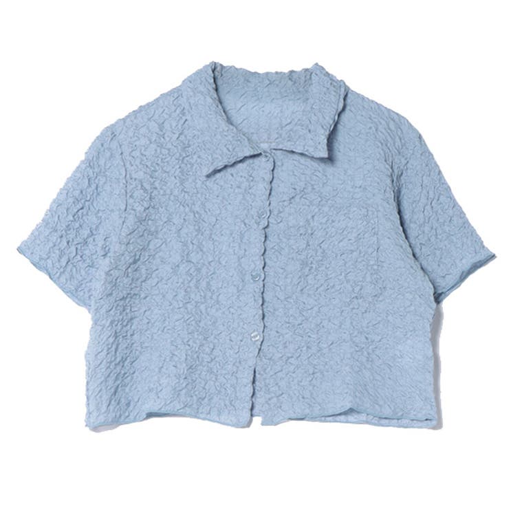 ブルー | シャツ ブラウス ぽこぽこ | STYLEBLOCK