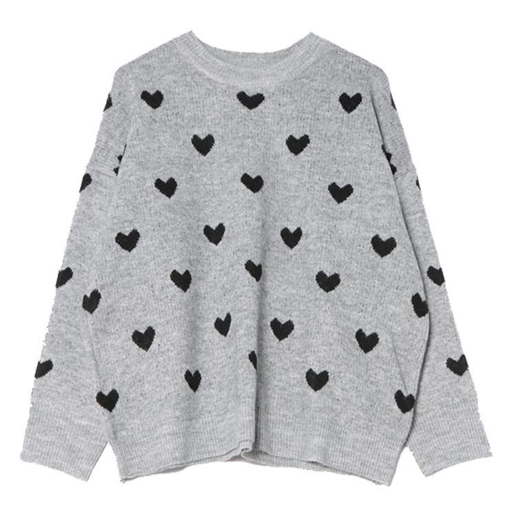 グレー | ニット セーター 長袖 | STYLEBLOCK