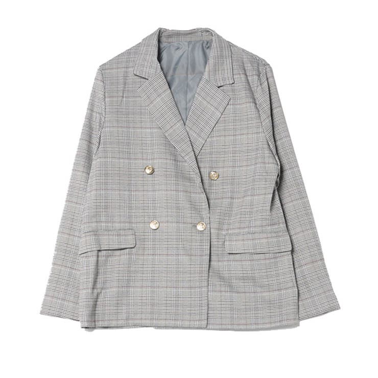 テーラードジャケット ジャケット ダブル[品番：XV000020932