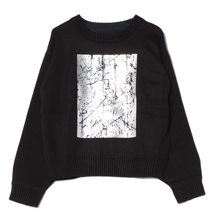 ブラック | ニット セーター クルーネック | STYLEBLOCK