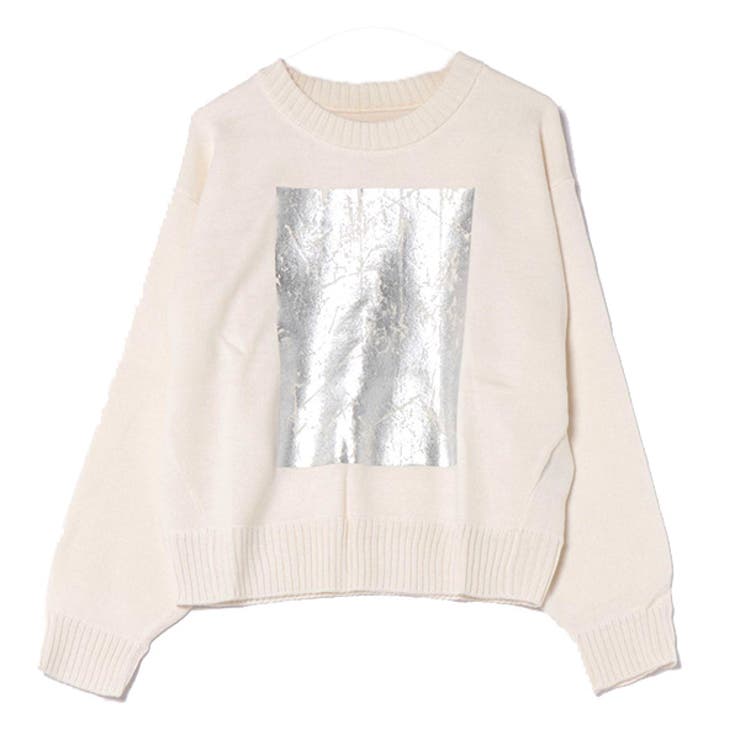 ホワイト | ニット セーター クルーネック | STYLEBLOCK