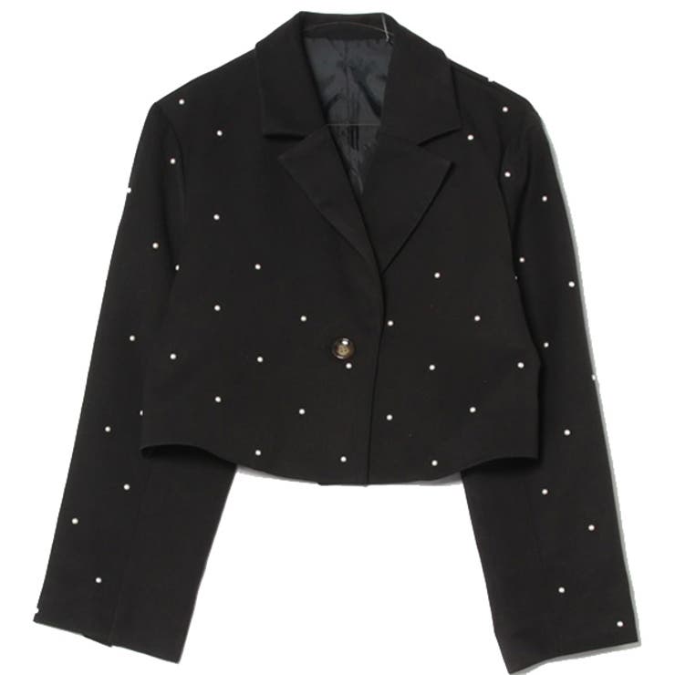ブラック | テーラードジャケット ジャケット パール | STYLEBLOCK